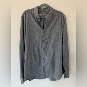 GAP Denim Gray Shirt